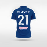 Custom Blue Kid's Sublimated Soccer Jersey