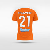 Custom Orange Kid's Sublimated Soccer Jersey