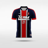 Red & Black Motor Soccer Jersey