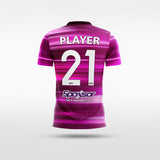 Custom Pink Kid's Sublimated Soccer Jersey