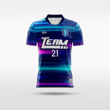 Blue Neon Soccer Jersey