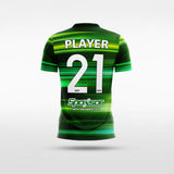 Custom Green Kid's Sublimated Soccer Jersey