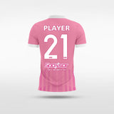 Custom Pink Kid's Sublimated Soccer Jersey