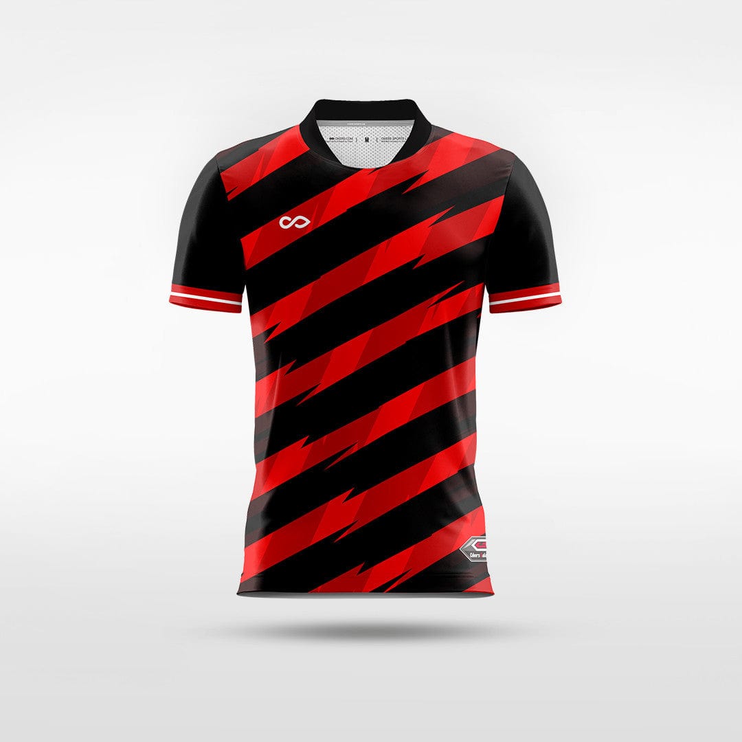 Custom Black Kid's Soccer Jersey
