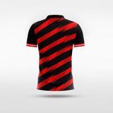 Black Kid's Team Soccer Jersey Design