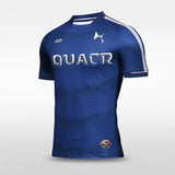 Custom Blue Men's Sublimated Soccer Jersey