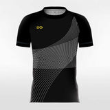 Black & White Light Path Soccer Jersey