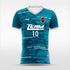 Cyan Domination Soccer Jersey