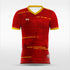 Custom Red Men's Soccer Jersey
