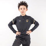 Custom Kids Zip Top Black