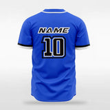 Blue Custom Baseball Jersey