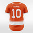 Orange Button Down Baseball Jersey