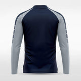 Navy Embrace Wind Stopper Men 1/4 Zip Jersey for Team