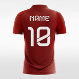 Custom Red Men's Sublimated Soccer Jersey