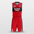 Custom Basketball Set Design Red