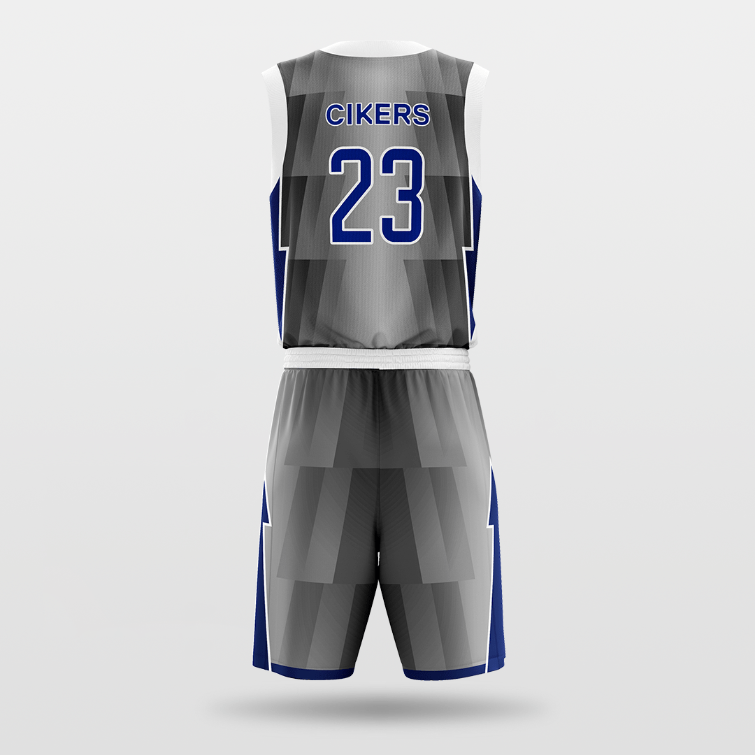 Dark Gray Custom Basketball Set