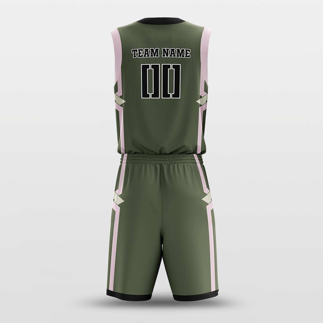 Dark Green Hero Basketball Set Design