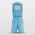 Blue Custom Spark Basketball Uniform