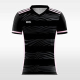 black Custom Soccer Jersey 