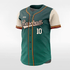 Paradise Men Button Down Baseball Jersey