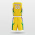 Yellow Armor Basketball Set for Team