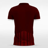 Custom Maroon Red Men's Sublimated Soccer Jersey