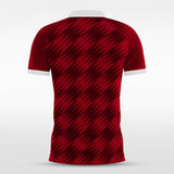 Red Men's Team Soccer Jersey Design