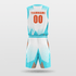 Blue and White Customized Thorns Basketball Set