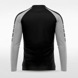 Black Embrace Wind Stopper Custom 1/4 Zip Jersey