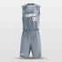 Gray Basketball Uniform Set