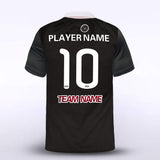 Black Kid's Team Soccer Jersey Design