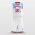 Custom Sublimation Printing Basketball Set White