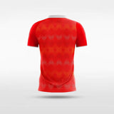 Custom Red Kid's Sublimated Soccer Jersey