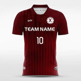 Red Forest Men Soccer Jersey