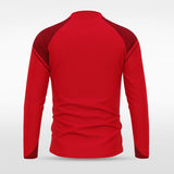 Red Historic Egypt Men 1/4 Zip Jersey for Team