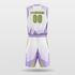 Light Purple Customized Thorns Basketball Set