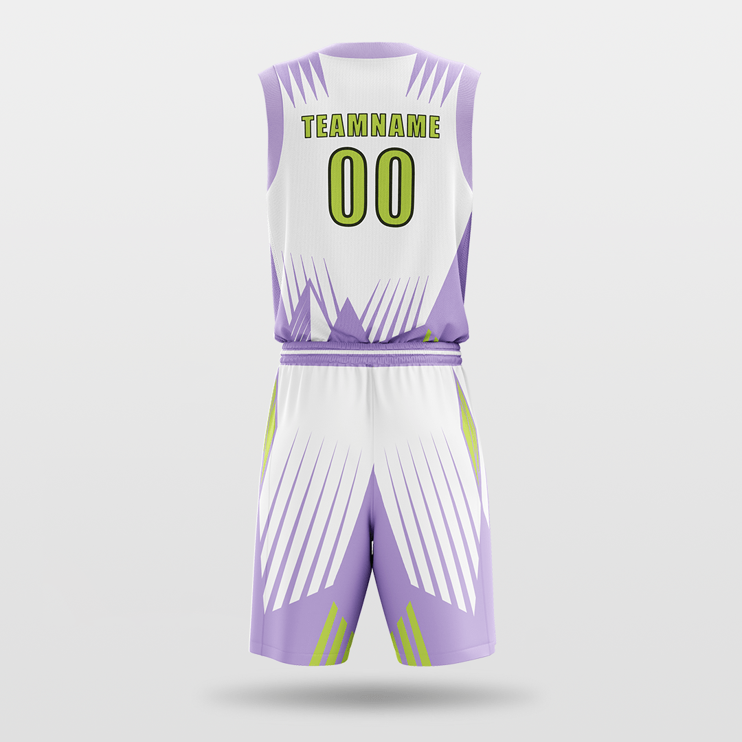 Light Purple Customized Thorns Basketball Set