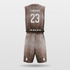 Brown Custom Basketball Set