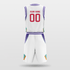 white Custom Basketball Uniform