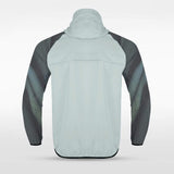 Grey Embrace Aurora Customized Full-Zip Jacket Design