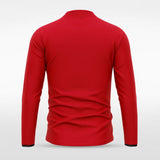 Red Historic Greek Full-Zip Jacket Design