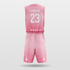 Pink Custom Basketball Set