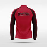 Red Embrace Wind Stopper Full-Zip Jacket Design