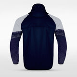 Navy Embrace Splash Full-Zip Jacket Design