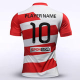 Custom Red Men's Soccer Jersey