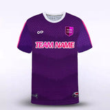 Custom Purple Kid's Soccer Jersey