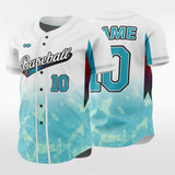 Green Custom Baseball Jersey