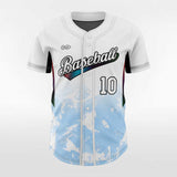 Blue Custom Baseball Jersey