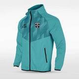 Mint Light Speed Customized Full-Zip Jacket Design