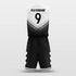 White and Black Basketball Jersey Uniform
